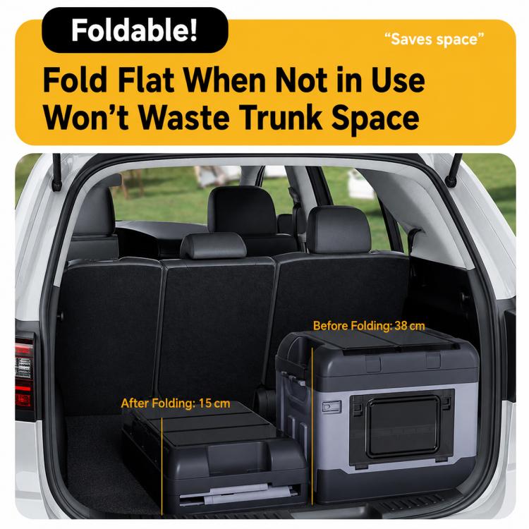 SUITU R-6543 Car Outdoor Camping Multifunctional Storage Box, M 48x30x32.5cm, L 59x36x38cm