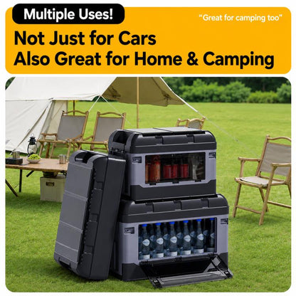 SUITU R-6543 Car Outdoor Camping Multifunctional Storage Box, M 48x30x32.5cm, L 59x36x38cm