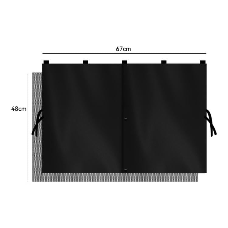 SUITU ST-2420 Universal Car Privacy Curtain Window Shade Blackout Hheat-insulating Sunshade, ST-2420
