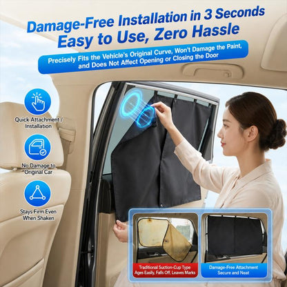 SUITU ST-2420 Universal Car Privacy Curtain Window Shade Blackout Hheat-insulating Sunshade, ST-2420