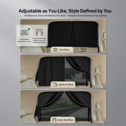 SUITU ST-2420 Universal Car Privacy Curtain Window Shade Blackout Hheat-insulating Sunshade, ST-2420