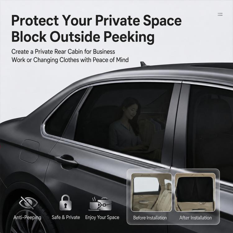 SUITU ST-2420 Universal Car Privacy Curtain Window Shade Blackout Hheat-insulating Sunshade, ST-2420