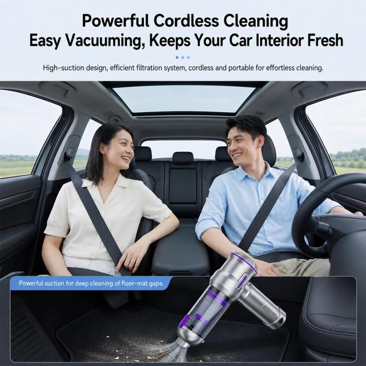 SUITU ST-6710A Plus Brushless Motor Handheld Blow Suction Combo Car Vacuum Cleaner with Inflator, ST-6710A Plus