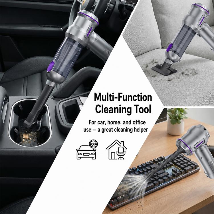 SUITU ST-6710A Plus Brushless Motor Handheld Blow Suction Combo Car Vacuum Cleaner with Inflator, ST-6710A Plus