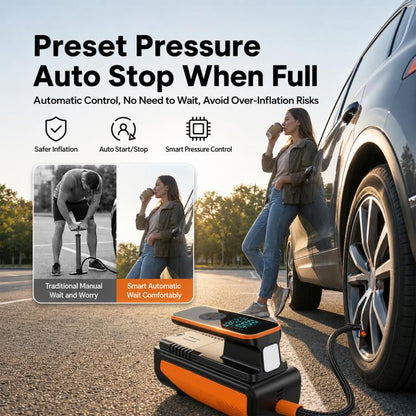 SUITU ST-5554C Car Dual-screen Wireless Tire Inflatable Pump Electric Air Tire Inflator, ST-5554C