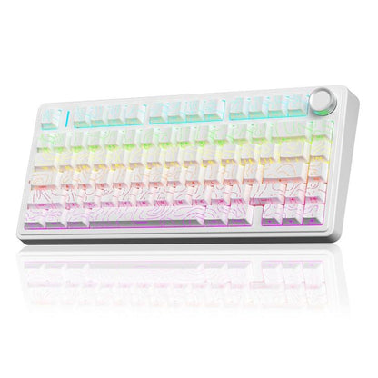 AULA F75HE 80 Keys Wired/2.4G/Bluetooth Tri-mode Custom Mechanical Keyboard