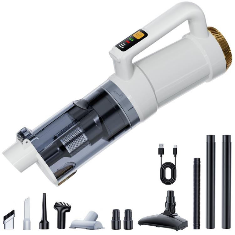 SUITU ST-132 Plus Max Handheld Blow Suction Combo Vacuum Cleaner, 2000mAh x 3, 2500mAh x 3, 2500mAh x 3 with Extended Rod