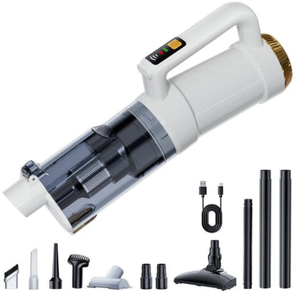SUITU ST-132 Plus Max Handheld Blow Suction Combo Vacuum Cleaner, 2000mAh x 3, 2500mAh x 3, 2500mAh x 3 with Extended Rod
