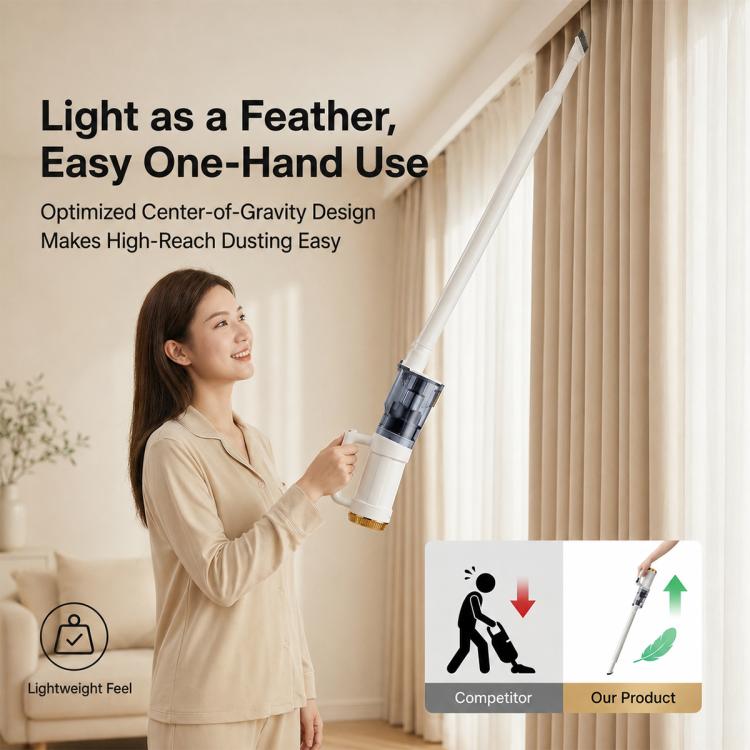 SUITU ST-132 Plus Max Handheld Blow Suction Combo Vacuum Cleaner, 2000mAh x 3, 2500mAh x 3, 2500mAh x 3 with Extended Rod