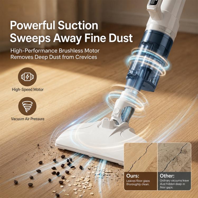 SUITU ST-132 Plus Max Handheld Blow Suction Combo Vacuum Cleaner, 2000mAh x 3, 2500mAh x 3, 2500mAh x 3 with Extended Rod