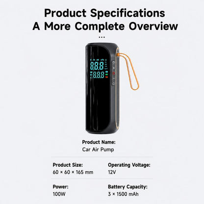 SUITU ST-5553B Car Dual-screen Wireless Tire Inflatable Pump Electric Air Tire Inflator, ST-5553B