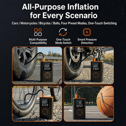 SUITU ST-5552 Car Digital Display Wireless Tire Inflatable Pump Electric Air Tire Inflator, USB, USB+DC