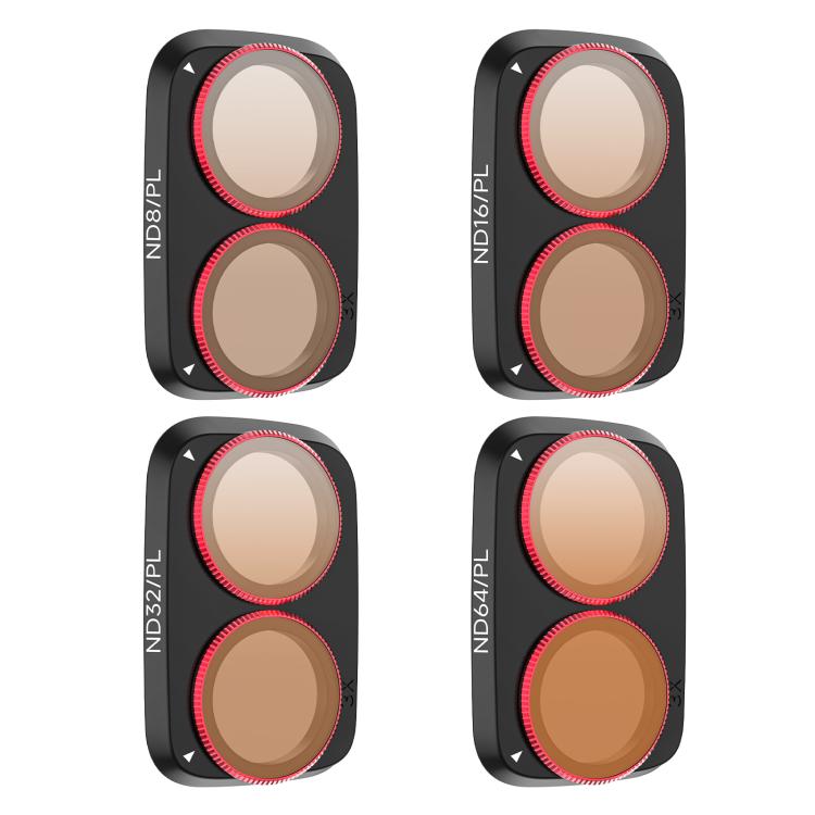 For DJI Osmo Pocket 4P Sunnylife Camera Lens Filter, MCUV, CPL, ND8, ND16, ND32, ND64, ND8/PL, ND16/PL, ND32/PL, ND64/PL, Black Mist 1/4, 3 in 1 Shadow Filter Set, 3 in 1 Mixed Filter Set, 4 in 1 ND/PL Set, 4 in 1 ND Set, 4 in 1 Mixed Filter Set