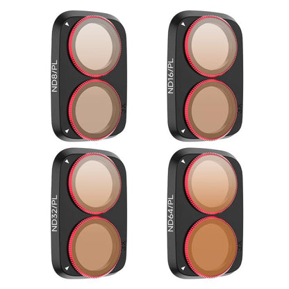 For DJI Osmo Pocket 4P Sunnylife Camera Lens Filter, MCUV, CPL, ND8, ND16, ND32, ND64, ND8/PL, ND16/PL, ND32/PL, ND64/PL, Black Mist 1/4, 3 in 1 Shadow Filter Set, 3 in 1 Mixed Filter Set, 4 in 1 ND/PL Set, 4 in 1 ND Set, 4 in 1 Mixed Filter Set