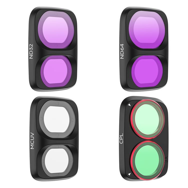 For DJI Osmo Pocket 4P Sunnylife Camera Lens Filter, MCUV, CPL, ND8, ND16, ND32, ND64, ND8/PL, ND16/PL, ND32/PL, ND64/PL, Black Mist 1/4, 3 in 1 Shadow Filter Set, 3 in 1 Mixed Filter Set, 4 in 1 ND/PL Set, 4 in 1 ND Set, 4 in 1 Mixed Filter Set