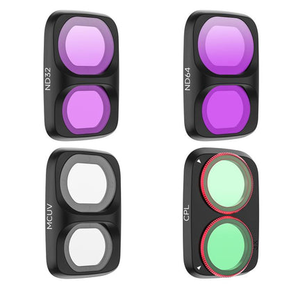 For DJI Osmo Pocket 4P Sunnylife Camera Lens Filter, MCUV, CPL, ND8, ND16, ND32, ND64, ND8/PL, ND16/PL, ND32/PL, ND64/PL, Black Mist 1/4, 3 in 1 Shadow Filter Set, 3 in 1 Mixed Filter Set, 4 in 1 ND/PL Set, 4 in 1 ND Set, 4 in 1 Mixed Filter Set