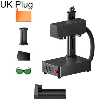 DAJA S4Mini Fiber Laser Marking Machine High-Precision Metal Engraving Machine for Industrial Use, S4Mini, S4Mini + Rotary Axis, S4Mini + Rotary Clamp, S4Mini + Rotary Axis + Clamp