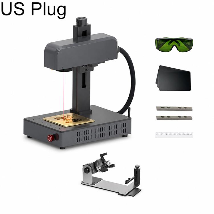 DAJA M1 Ultra Mini Fiber Laser Marking Machine 10W High-Power Fully Automatic Fiber Optic Engraving Machine, M1 Ultra, M1 Ultra + Rotary Axis, M1 Ultra + Rotary Clamp, M1 Ultra + Rotary Axis + Clamp