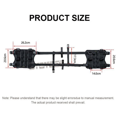 14 PCS/Pack Motorcycle Fuel Tank Vest Bag Base Mount Kit