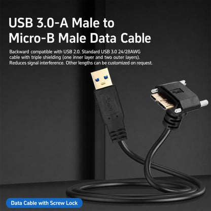 USB 3.0 Male to Micro-B Data Cable, 2m, 3m, 5m