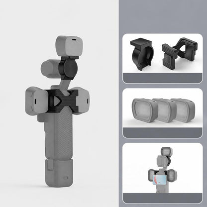 For DJI Osmo Pocket 3 NEEWER Fill Light Magnetic Holder Action Camera Portable Light, Single Light with Mount, Dual Light with Mount, Triple Light with Mount, Fill Light Filter Kit, Dual Light Kit, Black Single Light with Mount