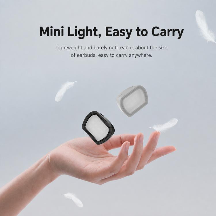 For DJI Osmo Pocket 3 NEEWER Fill Light Magnetic Holder Action Camera Portable Light, Single Light with Mount, Dual Light with Mount, Triple Light with Mount, Fill Light Filter Kit, Dual Light Kit, Black Single Light with Mount