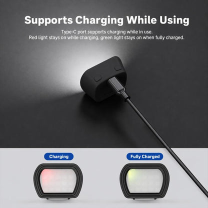 For DJI Osmo Pocket 3 NEEWER Fill Light Magnetic Holder Action Camera Portable Light, Single Light with Mount, Dual Light with Mount, Triple Light with Mount, Fill Light Filter Kit, Dual Light Kit, Black Single Light with Mount