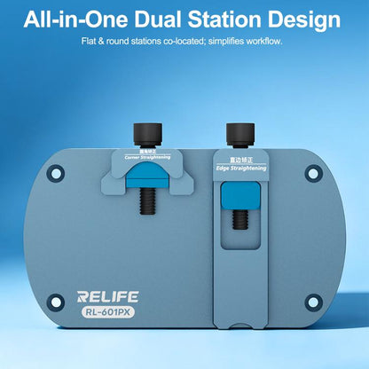 RELIFE RL-601PX Dual-Station Edge Corrector for iPhone Flat Edges and Rounded Corners, RELIFE RL-601PX