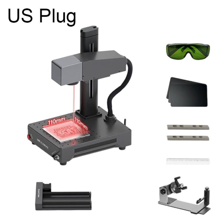 DAJA M1 Ultra 30W Small Fiber Optic Marking Machine, M1 Ultra, M1 Ultra+Rotary Axis, M1 Ultra+Rotary Clamp, M1 Ultra+Rotary Axis+Clamp