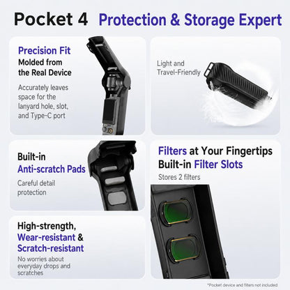 Flip-top Gimbal Protective Cover, For DJI Osmo Pocket 4 / 3