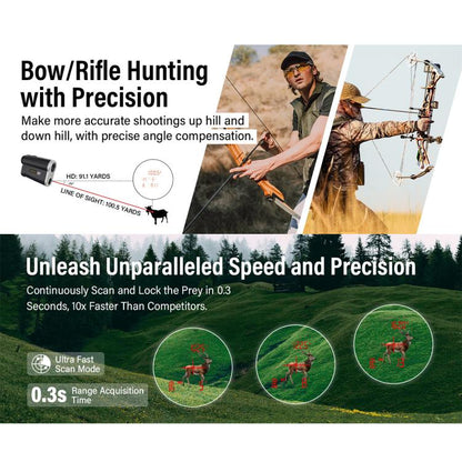 ARTBULL EV-LR1400 OLED Screen Laser Rangefinder Telescope, EV-LR1400