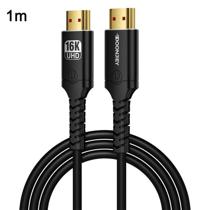 DOONJIEY DJSLHD16K 16K 60Hz HDTV to HDTV UHD Silicone Screen Mirroring Cable, 1m, 2m