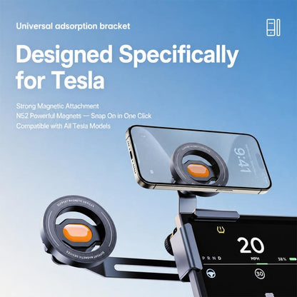 Aluminum Alloy Magnetic Car Phone Mount for New Energy Vehicle Display