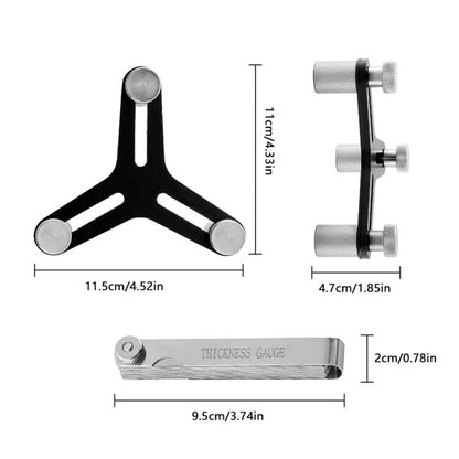 Universal Piston Ring Squaring Tool Fits Bore Sizes From 2 to 5 Inch, No Feeler Gauge, With Feeler Gauge