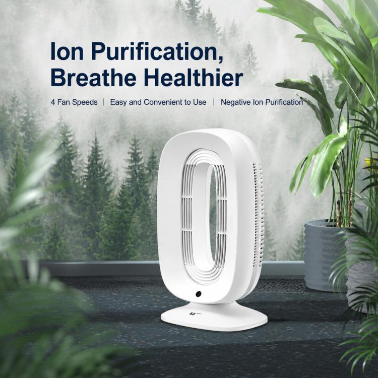SK SKJ-CR102P Negative Ion Smart Bladeless Fan with Remote Control and Voice Control