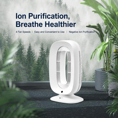 SK SKJ-CR102P Negative Ion Smart Bladeless Fan with Remote Control and Voice Control