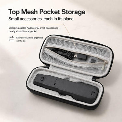 Portable Shockproof PU Camera Storage Bag, For Insta360 Luna Ultra
