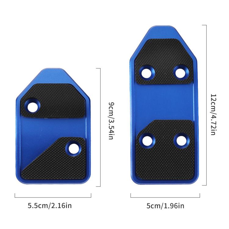 3 PCS/Set CAM-049 Aluminum Pedal Covers For Polaris Slingshot 2017+