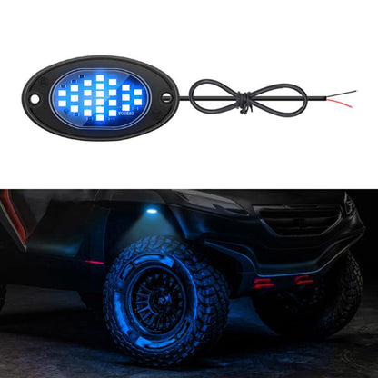 12V-24V LED Rock Lights Waterproof Offroad Vehicle Underglow Lights