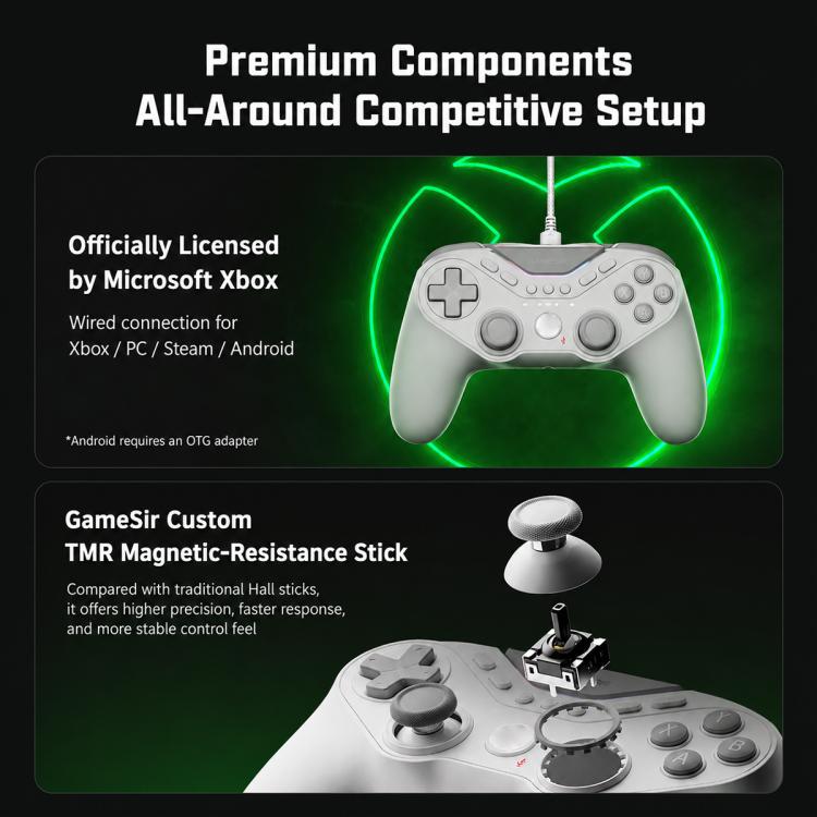 GameSir T3 Pro Tarantula Wired Game Controller for Xbox, PC, Steam and Android, T3 Pro