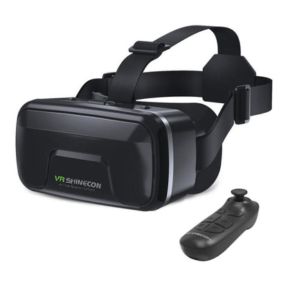 VR SHINECON G04DA Lndependent Lens Adjustment VR Glasses for 5.5-7.2 inch Phone, G04DA Host, G04DA+052, G04DA+053, G04DA+B01, G04DA+B03, G04DA+C8S with Holder, G04DA+Y1 Black