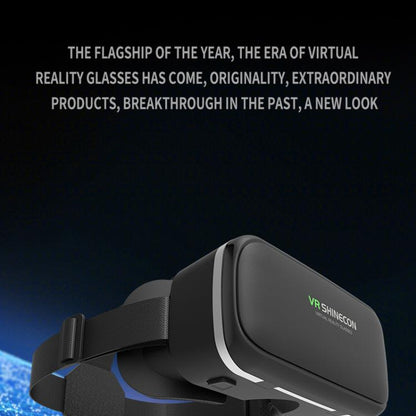 VR SHINECON G04DA Lndependent Lens Adjustment VR Glasses for 5.5-7.2 inch Phone, G04DA Host, G04DA+052, G04DA+053, G04DA+B01, G04DA+B03, G04DA+C8S with Holder, G04DA+Y1 Black