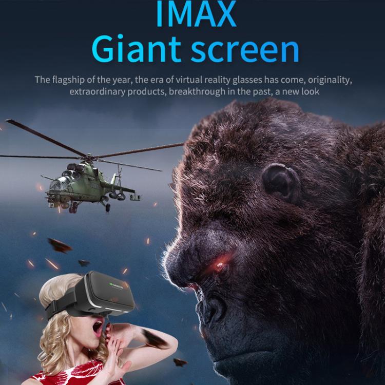 VR SHINECON G04DA Lndependent Lens Adjustment VR Glasses for 5.5-7.2 inch Phone, G04DA Host, G04DA+052, G04DA+053, G04DA+B01, G04DA+B03, G04DA+C8S with Holder, G04DA+Y1 Black