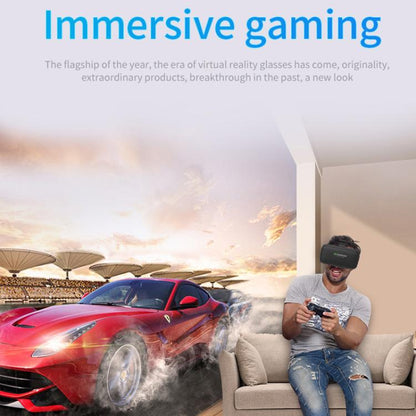 VR SHINECON G04DA Lndependent Lens Adjustment VR Glasses for 5.5-7.2 inch Phone, G04DA Host, G04DA+052, G04DA+053, G04DA+B01, G04DA+B03, G04DA+C8S with Holder, G04DA+Y1 Black