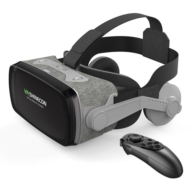 VR SHINECON G07E Earphone Edition VR Glasses for 4.7-6.1 inch Phone, G07E Host, G07E+052, G07E+053, G07E+B01, G07E+B03, G07E+C8S with Holder, G07E+S01, G07E+Y1 Black