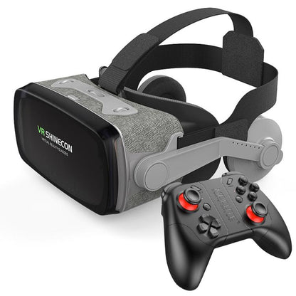 VR SHINECON G07E Earphone Edition VR Glasses for 4.7-6.1 inch Phone, G07E Host, G07E+052, G07E+053, G07E+B01, G07E+B03, G07E+C8S with Holder, G07E+S01, G07E+Y1 Black