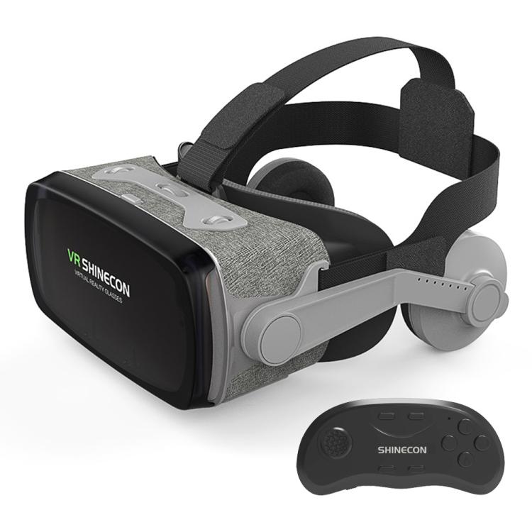 VR SHINECON G07E Earphone Edition VR Glasses for 4.7-6.1 inch Phone, G07E Host, G07E+052, G07E+053, G07E+B01, G07E+B03, G07E+C8S with Holder, G07E+S01, G07E+Y1 Black