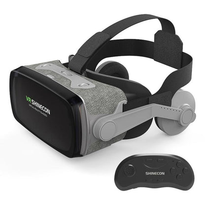 VR SHINECON G07E Earphone Edition VR Glasses for 4.7-6.1 inch Phone, G07E Host, G07E+052, G07E+053, G07E+B01, G07E+B03, G07E+C8S with Holder, G07E+S01, G07E+Y1 Black
