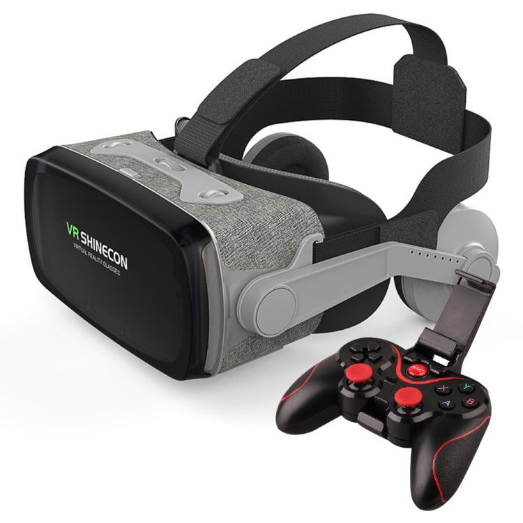 VR SHINECON G07E Earphone Edition VR Glasses for 4.7-6.1 inch Phone, G07E Host, G07E+052, G07E+053, G07E+B01, G07E+B03, G07E+C8S with Holder, G07E+S01, G07E+Y1 Black