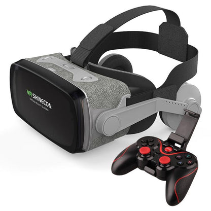 VR SHINECON G07E Earphone Edition VR Glasses for 4.7-6.1 inch Phone, G07E Host, G07E+052, G07E+053, G07E+B01, G07E+B03, G07E+C8S with Holder, G07E+S01, G07E+Y1 Black